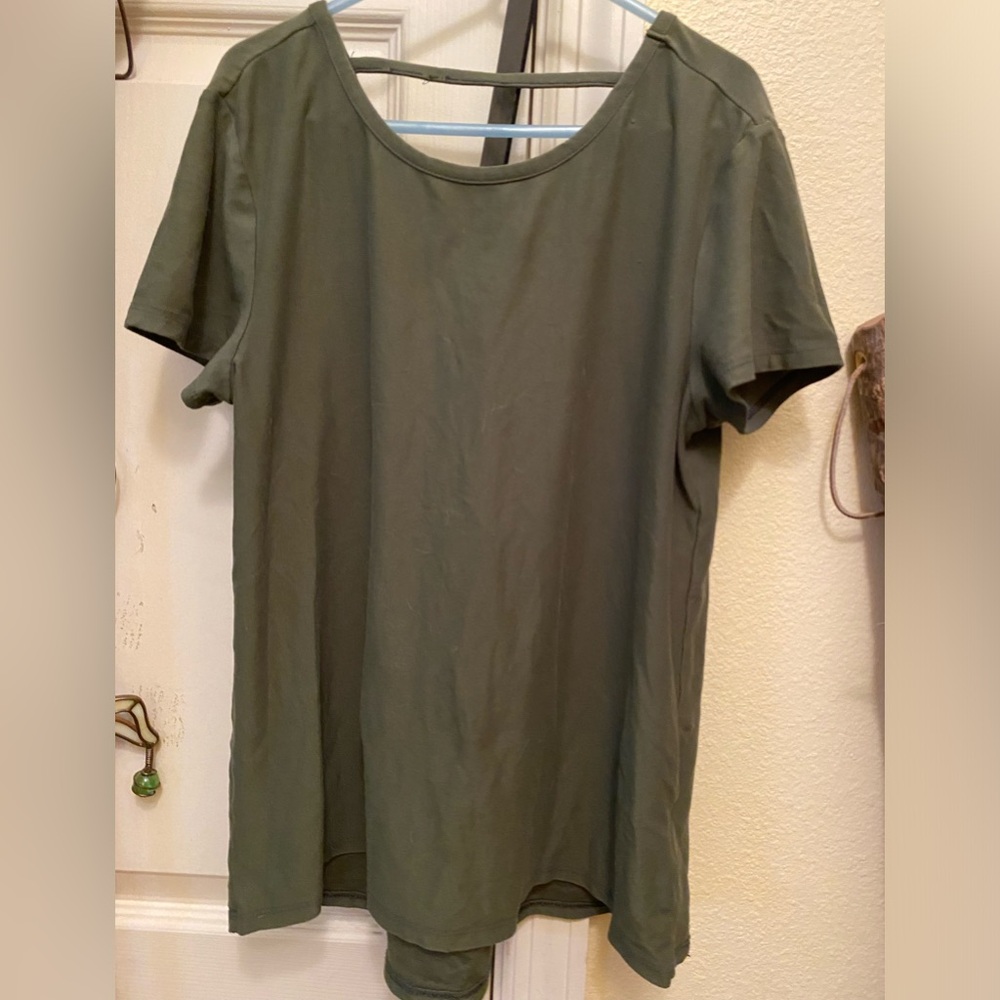 Green shirt